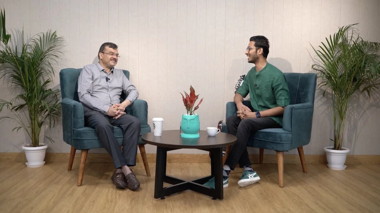 Saurabh Palsania, Executive Director at Dalmia Cement, with host Gaurav Baheti