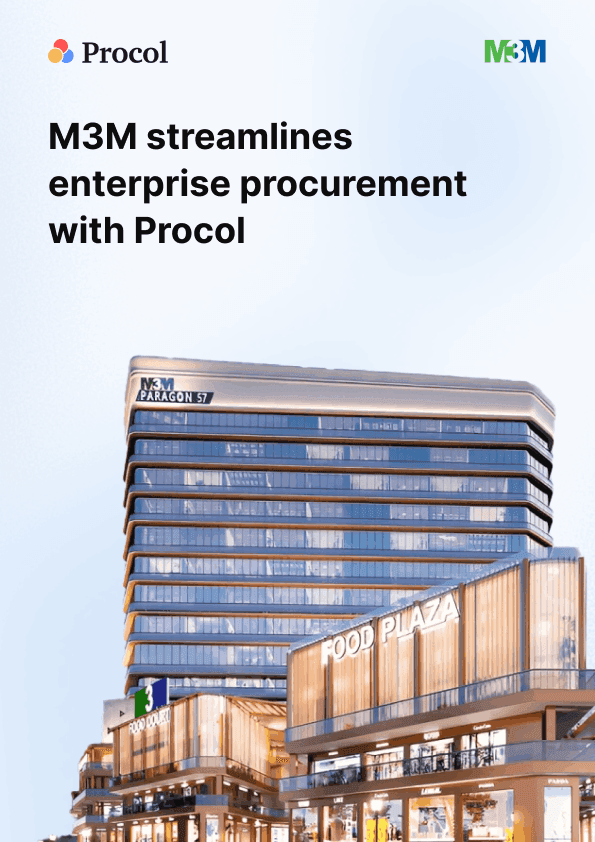 M3M case study: streamlining procurement with Procol
