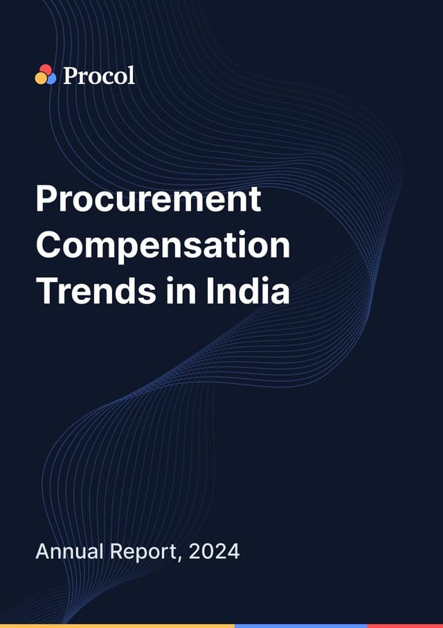 Procurement Risks Report India Procurement Compensation Trends 2024 | Procol