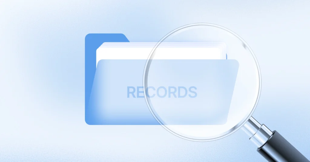 Keep records