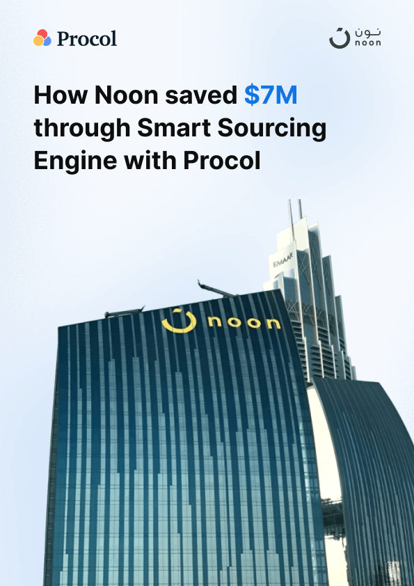 How Noon saved $7M in procurement costs with smart sourcing