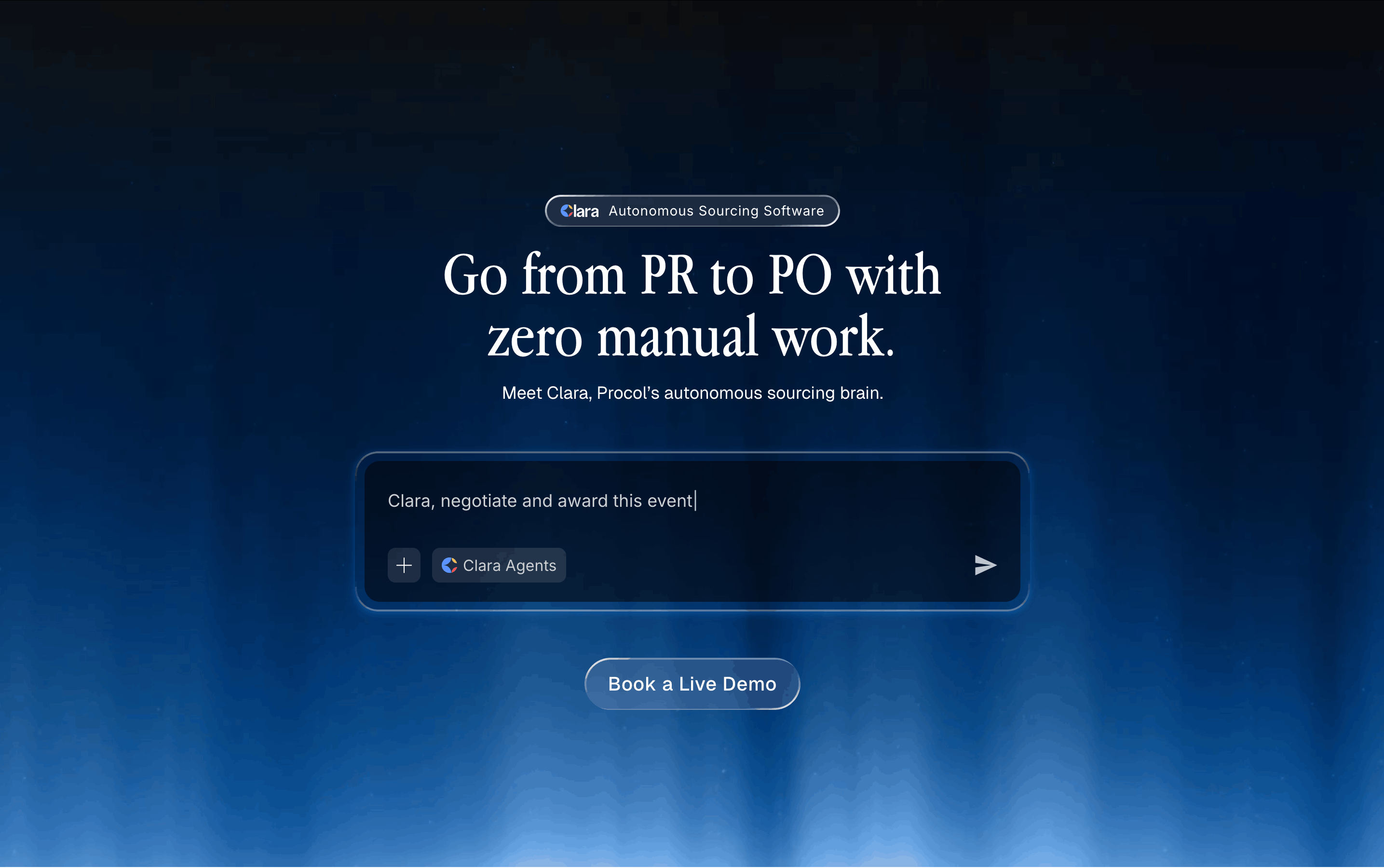 AI-Native Autonomous Sourcing Software for Procurement | Procol