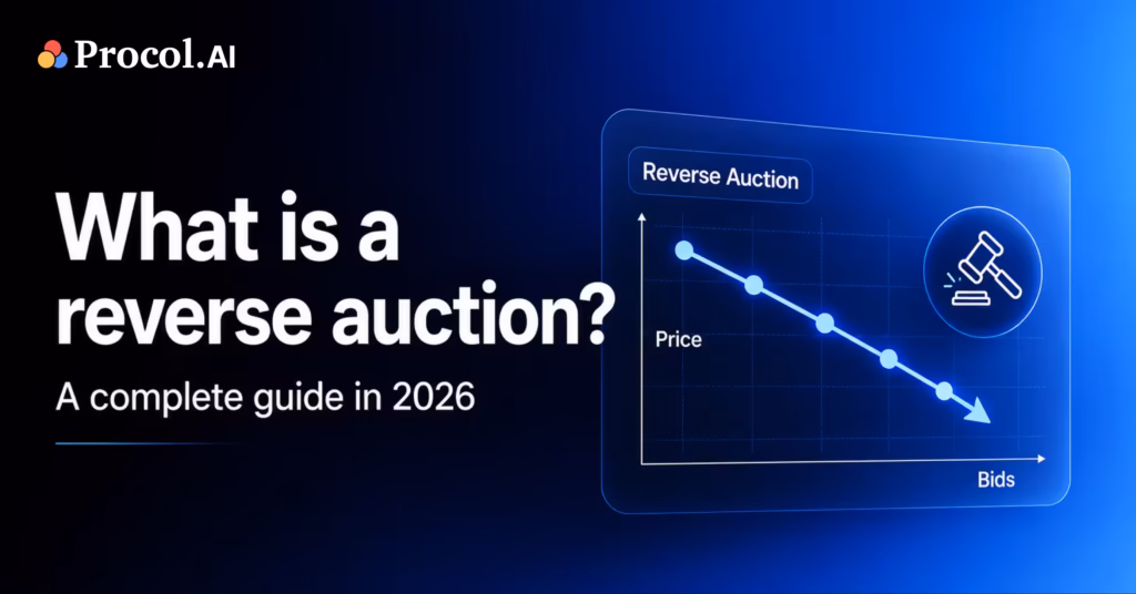 Enterprises using reverse auctions report 5-10% cost savings