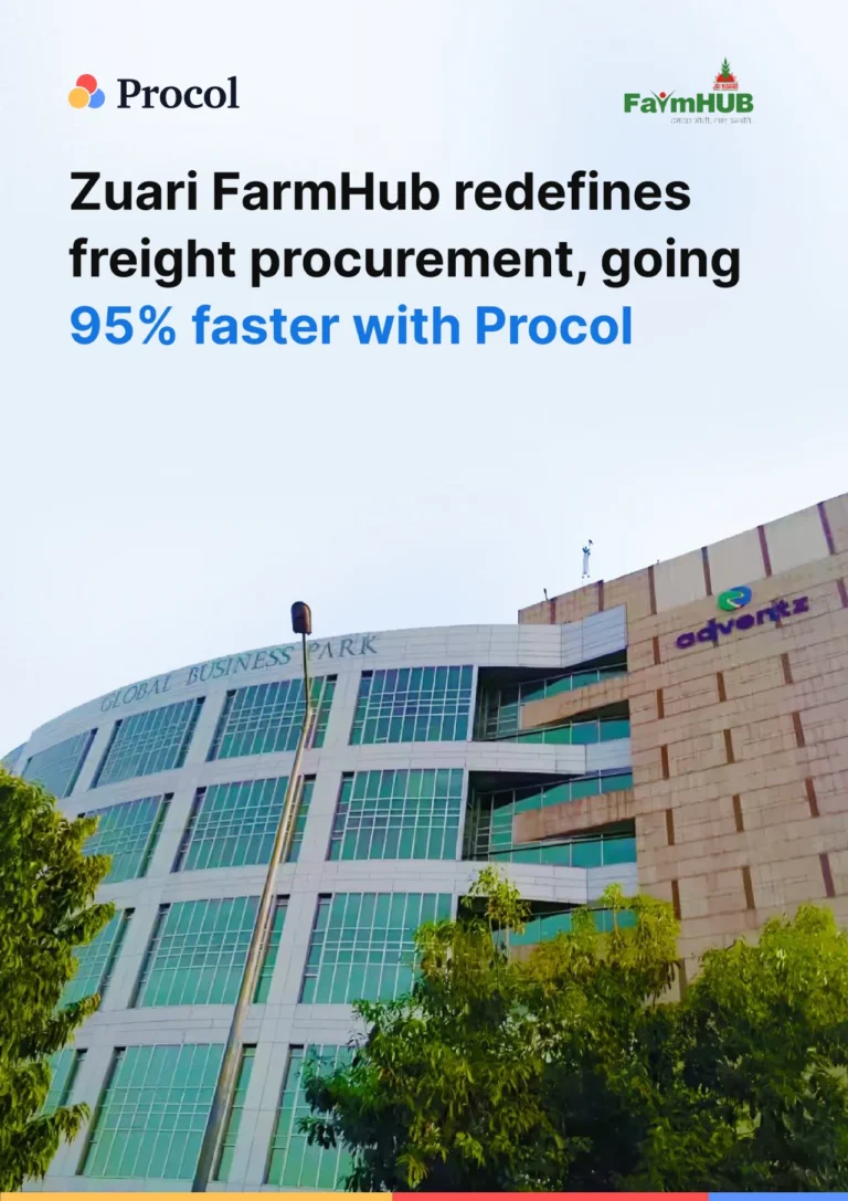 Zuari FarmHub Achieves 95% Faster Freight Procurement